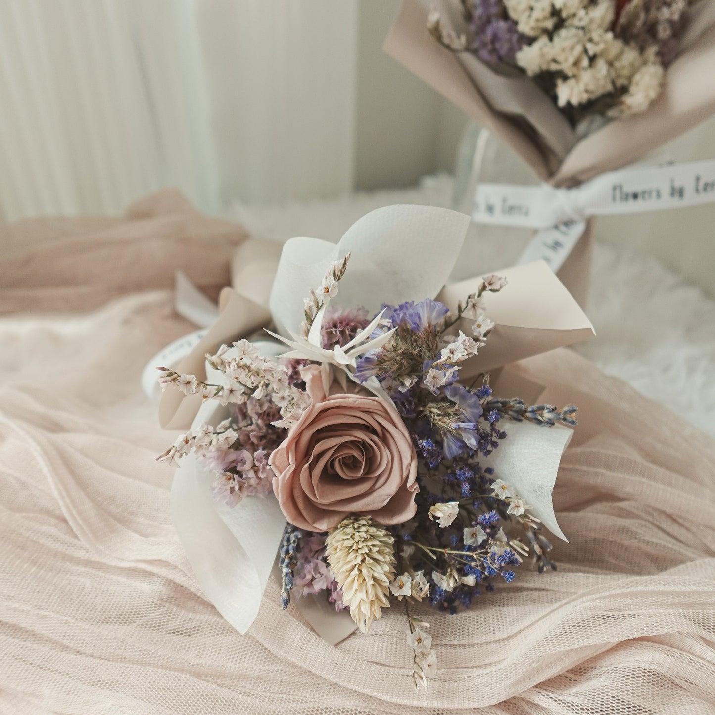 Single Everlasting Rose Posy
