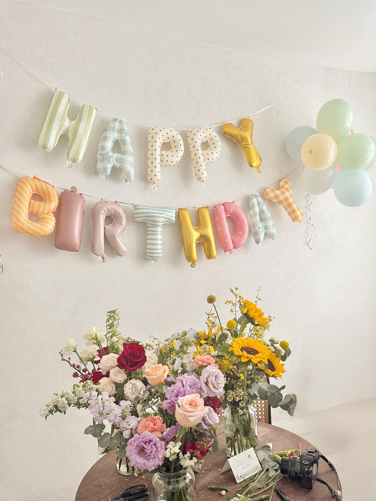 Birthday Floral Party — Private Flower Workshop Singapore
