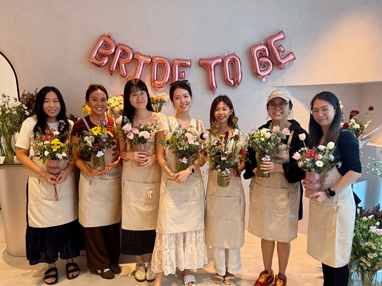 Bridal Shower Floral Party — Private Flower Workshop Singapore
