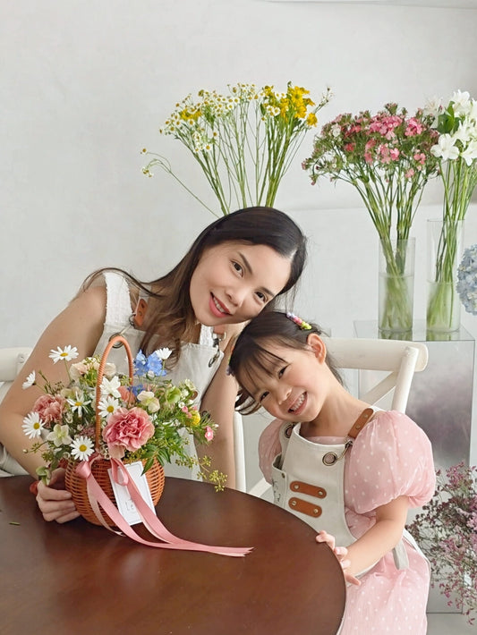 Mother's Day Workshop - Petals & Scent — Floral Basket Arranging & Wax Tablet Workshop