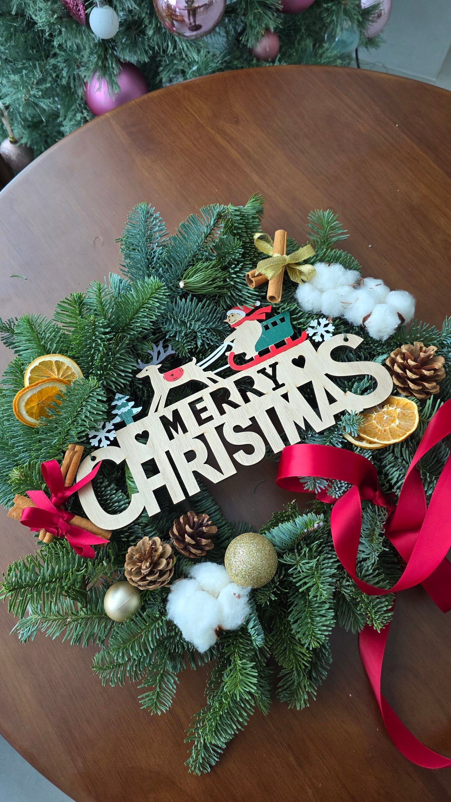 Noel Christmas Wreath DIY Kit