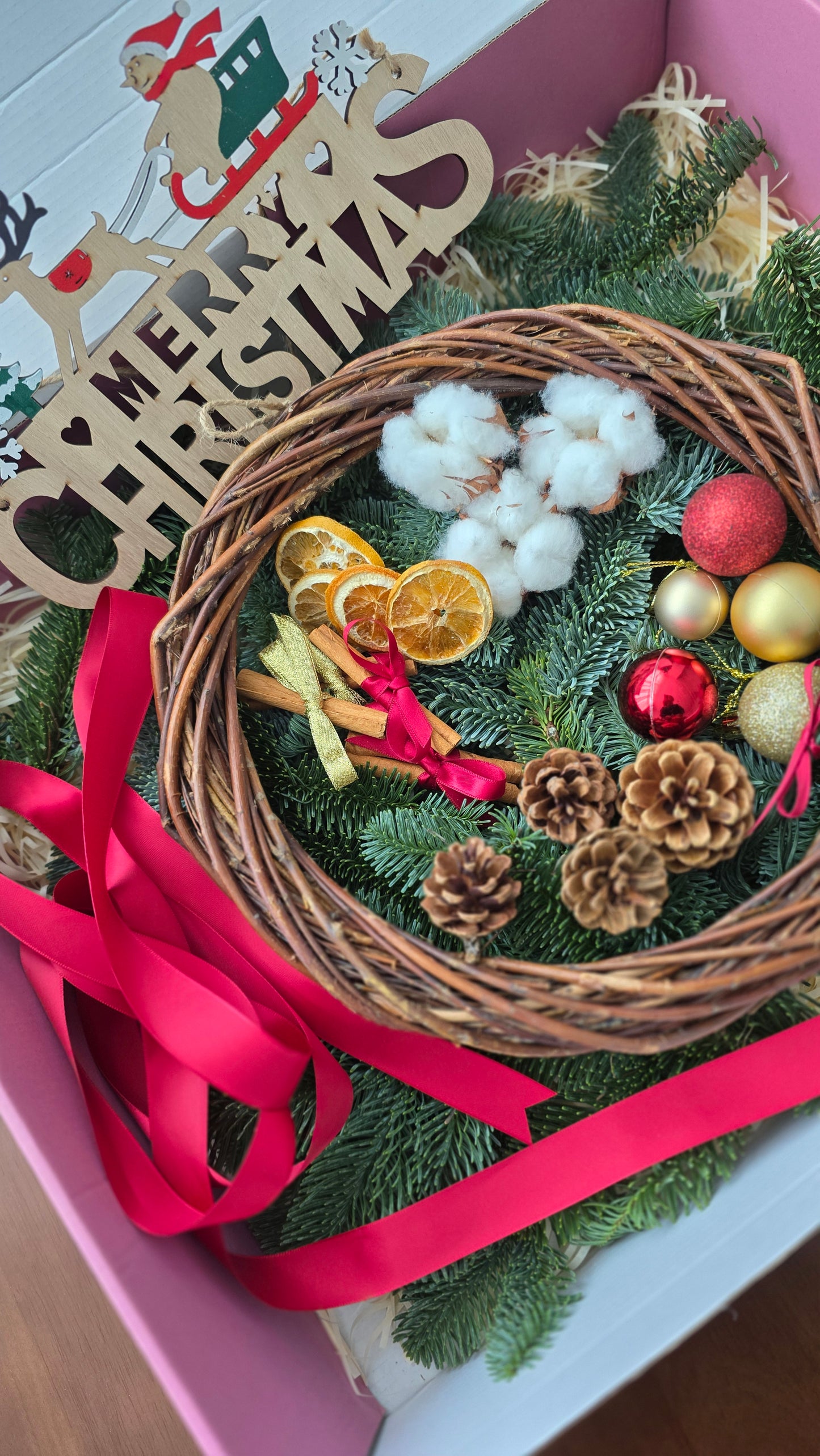 Noel Christmas Wreath DIY Kit