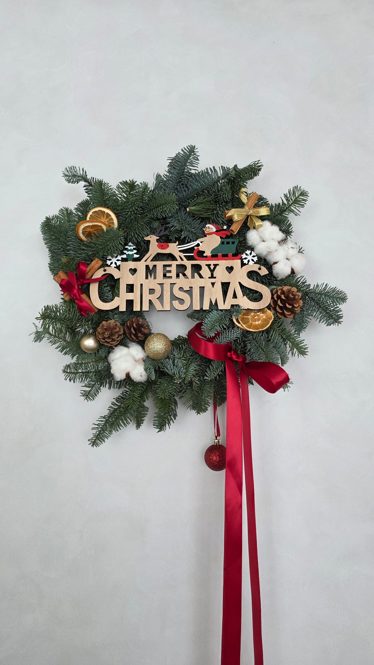 Noel Christmas Wreath DIY Kit